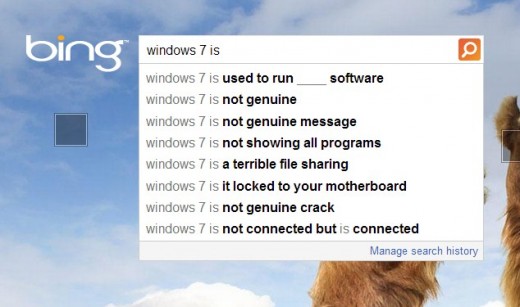 bing Windows 7