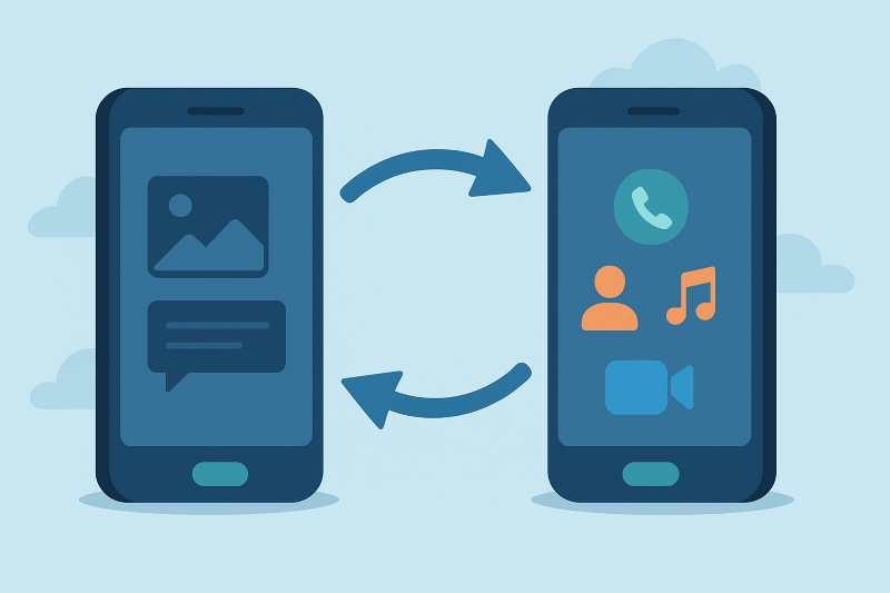 Transfer Data between Smartphones