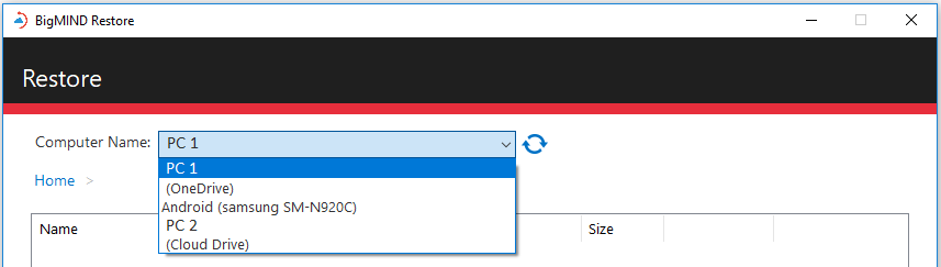 Restore-Computer BigMIND