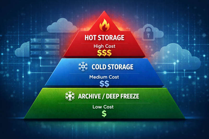 Hot, Cold, and Archive tiers
